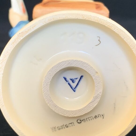 Hummel Postman Boy Figurine TMK2 Full Bee 119 Western Germany 5.25" Mailman - Picture 10 of 10